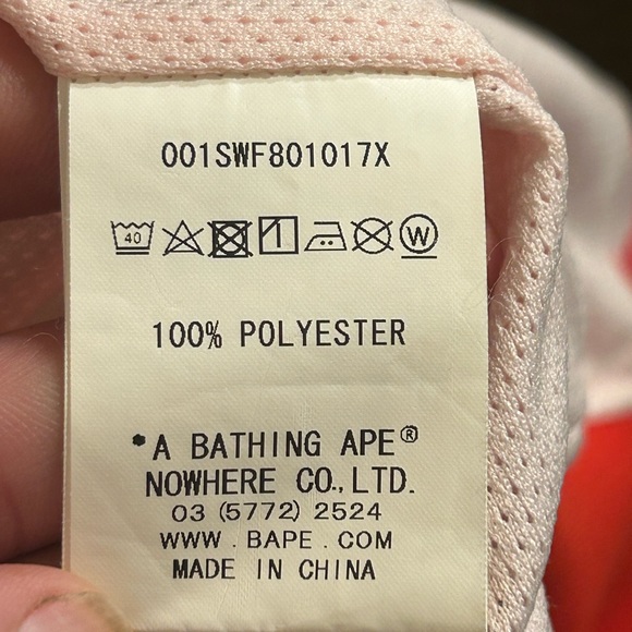 A Bathing Ape Pink ABC Bapesta Tape Tracksuit - Picture 8 of 10